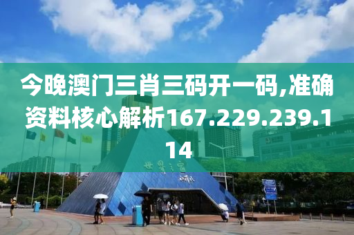 今晚澳门三肖三码开一码,准确资料核心解析167.229.239.114