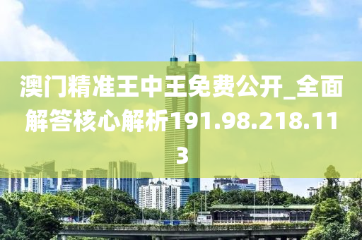 澳门精准王中王免费公开_全面解答核心解析191.98.218.113