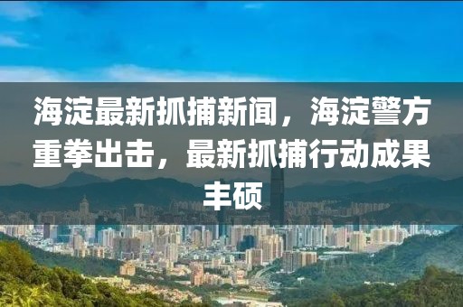 海淀最新抓捕新聞，海淀警方重拳出擊，最新抓捕行動成果豐碩