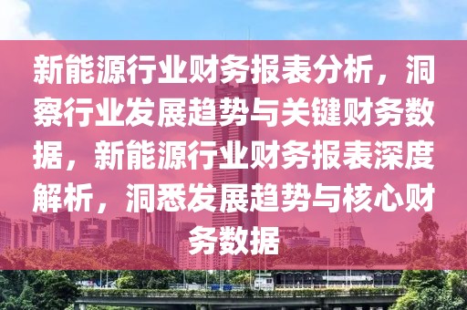 新能源行業(yè)財(cái)務(wù)報(bào)表分析，洞察行業(yè)發(fā)展趨勢(shì)與關(guān)鍵財(cái)務(wù)數(shù)據(jù)，新能源行業(yè)財(cái)務(wù)報(bào)表深度解析，洞悉發(fā)展趨勢(shì)與核心財(cái)務(wù)數(shù)據(jù)