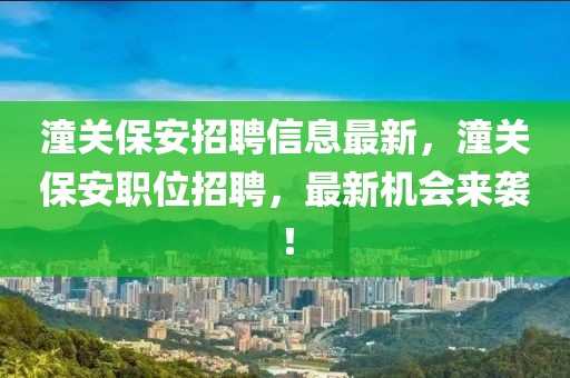 潼關(guān)保安招聘信息最新，潼關(guān)保安職位招聘，最新機(jī)會(huì)來襲！