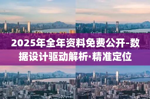 2025年全年資料免費公開-數(shù)據(jù)設(shè)計驅(qū)動解析·精準(zhǔn)定位