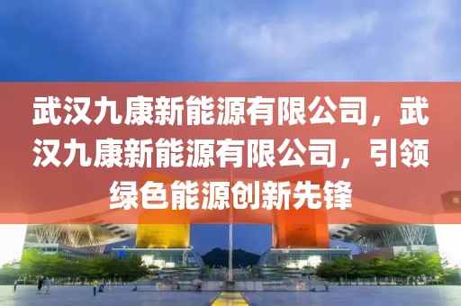 武漢九康新能源有限公司，武漢九康新能源有限公司，引領(lǐng)綠色能源創(chuàng)新先鋒