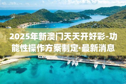 2025年新澳門(mén)天天開(kāi)好彩-功能性操作方案制定·最新消息