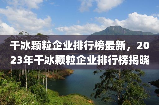 干冰顆粒企業(yè)排行榜最新，2023年干冰顆粒企業(yè)排行榜揭曉