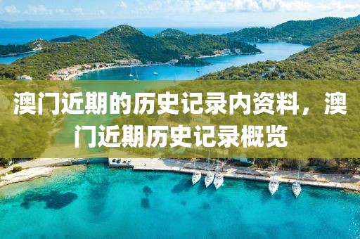 澳門近期的歷史記錄內(nèi)資料，澳門近期歷史記錄概覽