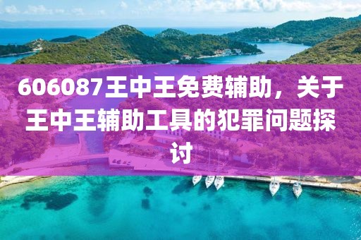 606087王中王免費(fèi)輔助，關(guān)于王中王輔助工具的犯罪問(wèn)題探討