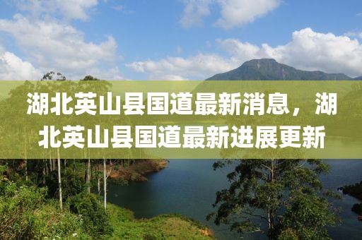 湖北英山縣國道最新消息，湖北英山縣國道最新進展更新