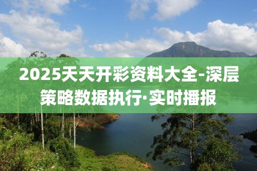 2025天天開彩資料大全-深層策略數(shù)據(jù)執(zhí)行·實時播報