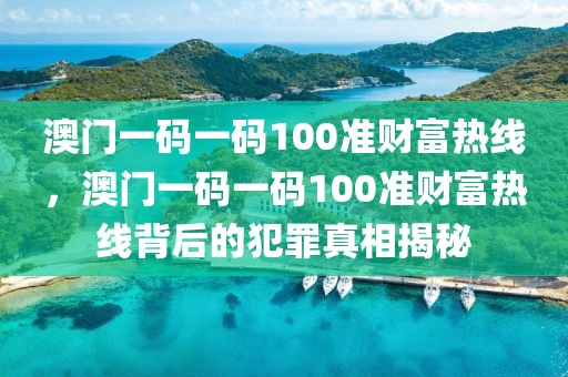 澳門一碼一碼100準財富熱線，澳門一碼一碼100準財富熱線背后的犯罪真相揭秘