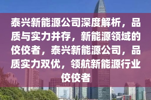 泰興新能源公司深度解析，品質(zhì)與實力并存，新能源領(lǐng)域的佼佼者，泰興新能源公司，品質(zhì)實力雙優(yōu)，領(lǐng)航新能源行業(yè)佼佼者