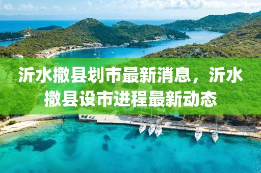 沂水撤縣劃市最新消息，沂水撤縣設(shè)市進程最新動態(tài)